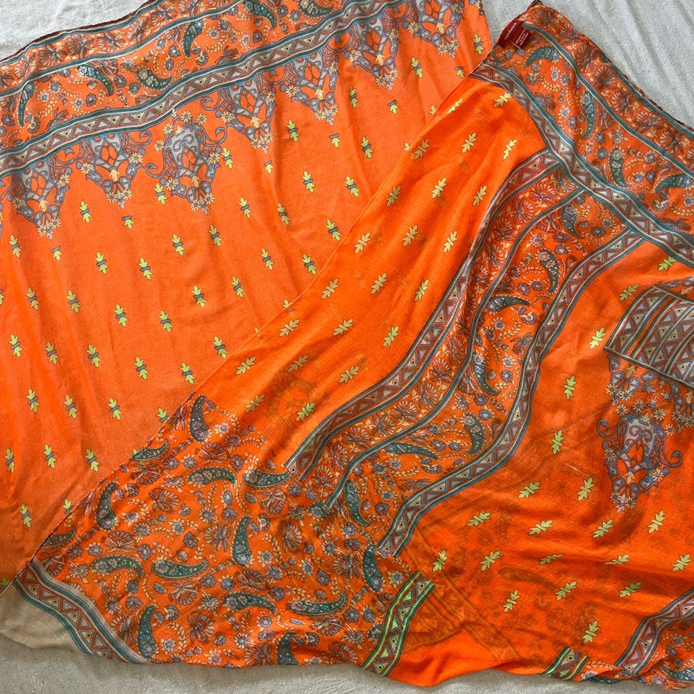 Sundance Large Rectangular Patterned Wrap Scarf - image 7